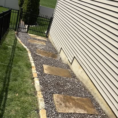 Stone walkway